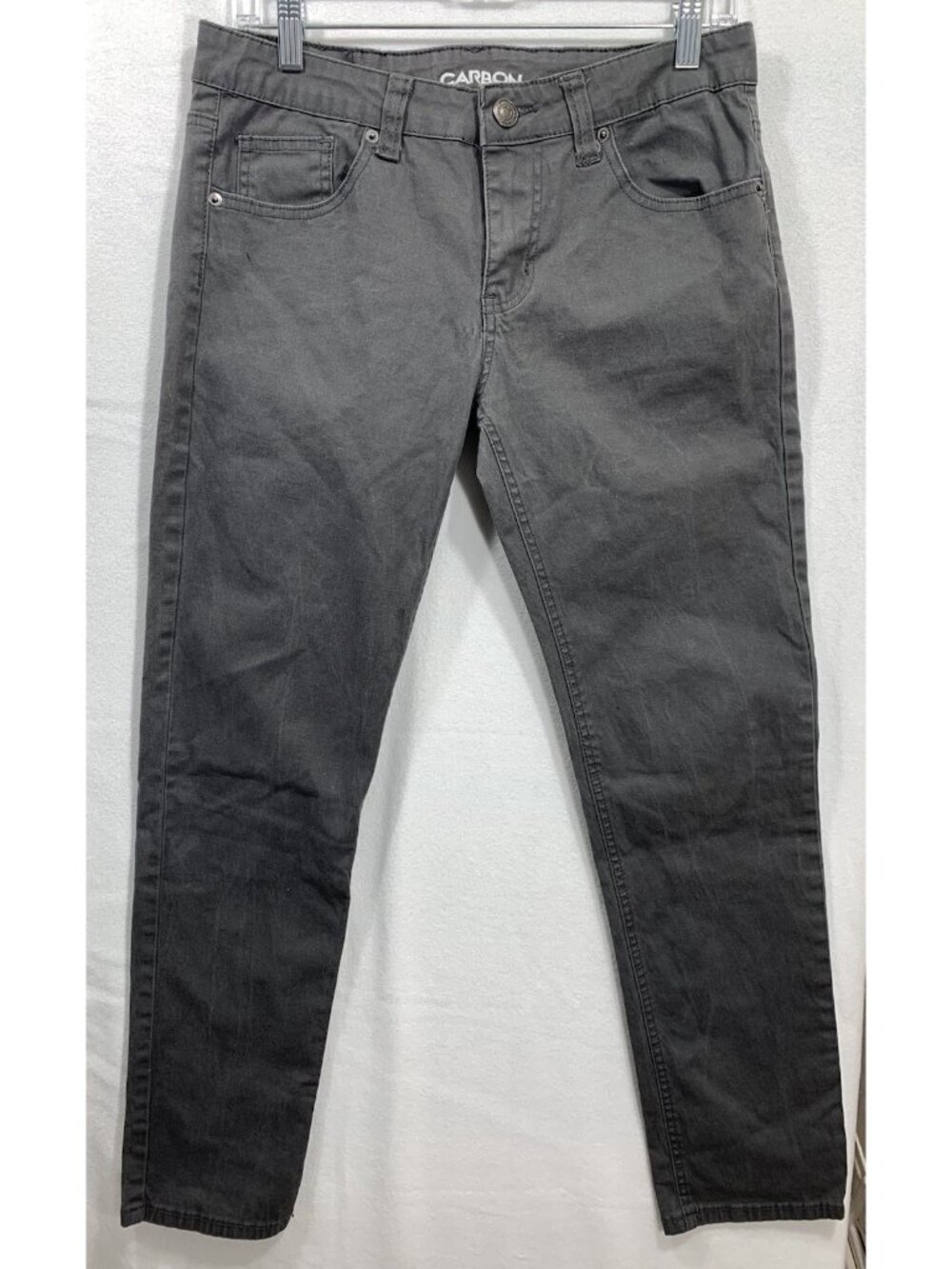 MEN'S CARBON JEANS SIZE 30x30 SKINNY BLACK COLOR